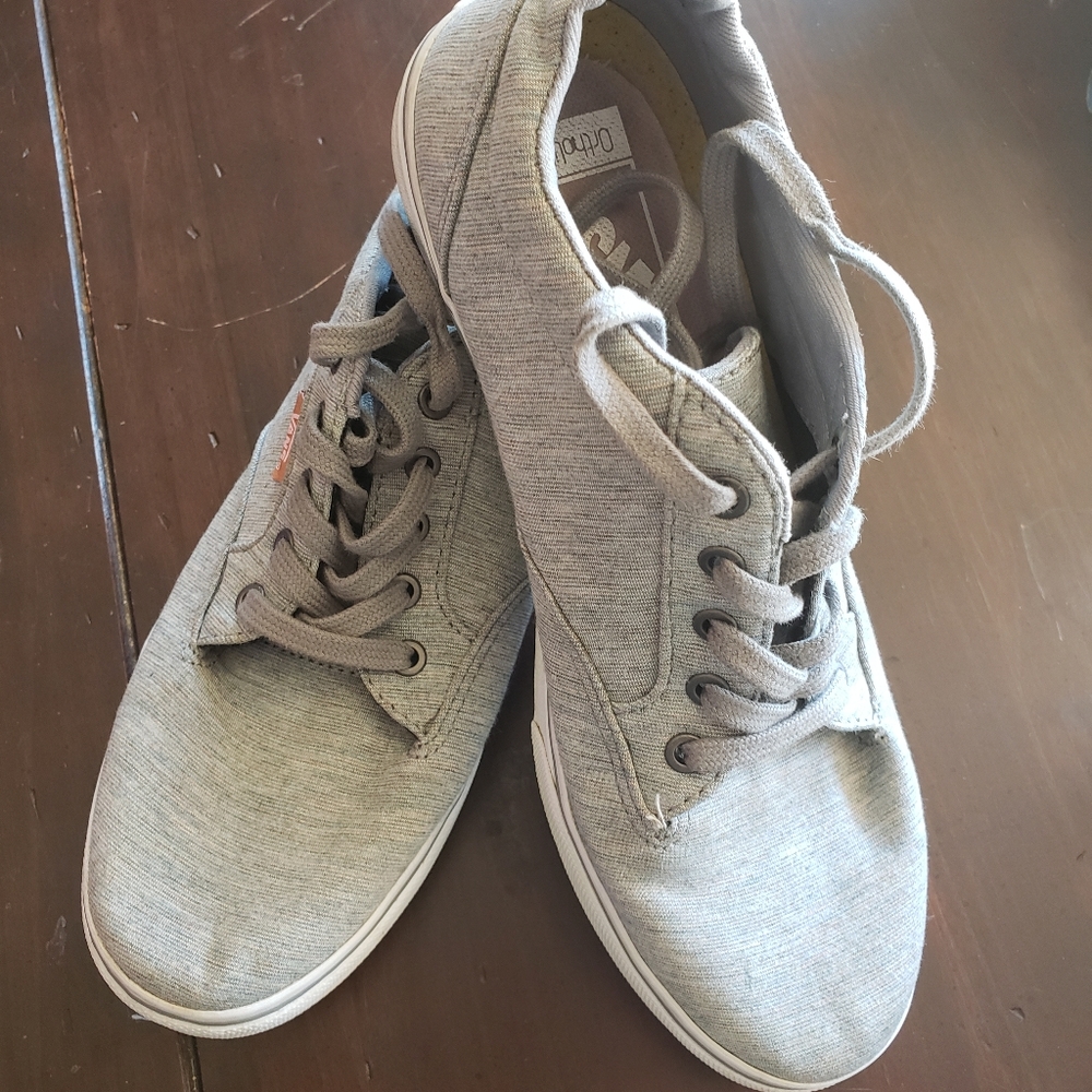 Heather Grey Ortholite Low Vans Sneakers